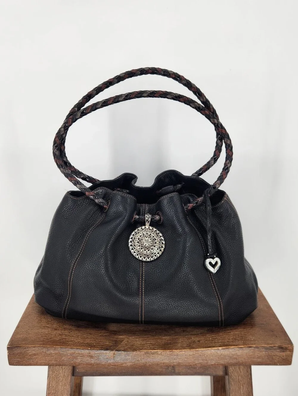 Brighton Leather Purse Y2k Shoulder Bag Boho .